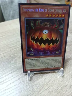 Yu-Gi-Oh! Pumpking the King of Grave Ghosts MZMU-EN001 Secret Rare 1st Ed NM - Image 1
