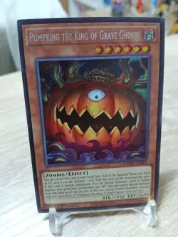 Yu-Gi-Oh! Pumpking the King of Grave Ghosts MZMU-EN001 Secret Rare 1st Ed NM - Image 3