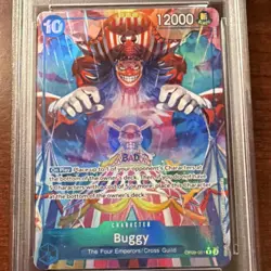 Buggy OP09-051 Emperors in the New World 2024 Foil Alternate Art Rare PSA 10 - Image 3