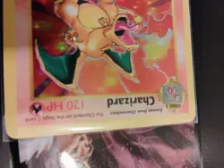 Pokemon TCG Charizard Base Set Wotc Shadowless Holo-Rare Card LP 4/102 - Image 2