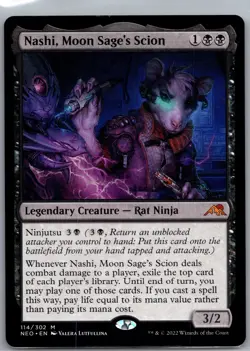 Nashi, Moon Sage's Scion M Kamigawa: Neon Dynasty 114 NM Normal - Image 1