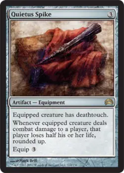 1 x Quietus Spike - Planechase 2012 - Light Play - MTG - Image 1