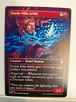 Storm-Kiln Artist (Borderless) Commander Masters Regular - Image 1