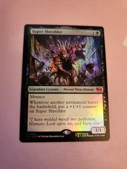Super Shredder Foil - M0083 - Teenage Mutant Ninja Turtles - MTG - NM - Image 1