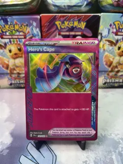 Hero's Cape 152/162 ACE SPEC Pokemon Temporal Forces NM - Image 1