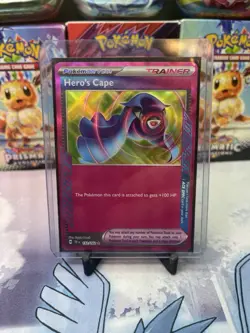 Hero's Cape 152/162 ACE SPEC Pokemon Temporal Forces NM - Image 4