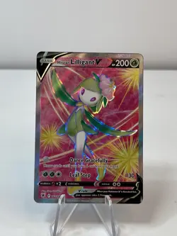 Hisuian Lilligant V Sword & Shield Astral Radiance 162/189 Holo Pokemon TCG NM/M - Image 1