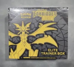 Pokemon Sun & Moon Forbidden Light Elite Trainer Box - Small Tear See Pictures 820650804335 - Image 1