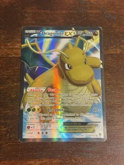 Pokemon Dragonite EX (108 Full Art) 108/111 XY - Furious Fists Holo - Image 1