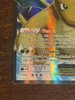 Pokemon Dragonite EX (108 Full Art) 108/111 XY - Furious Fists Holo - Image 5