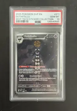 2025 POKEMON SVP EN-SV BLACK STAR PROMO #211 GOTHITELLE PSA 10 - Image 1