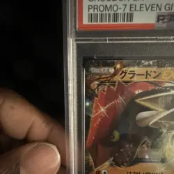 Pokemon TCG Groudon EX Holo 7 Eleven Promo XY-P 153/XY-P Japanese PSA 10 - Image 3