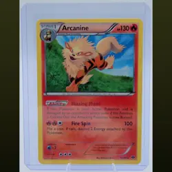 2012 POKEMON NEXT DESTINIES ARCANINE 12/99 RARE NM - Image 1