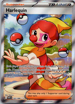 Harlequin 163/086 Pokemon White Flare Full Art Ultra Rare NM - Image 1