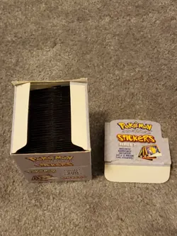 1999 Pokemon ArtBox Stickers Series 30 Packs Sealed | Box Not Sealed /Damage - Image 3