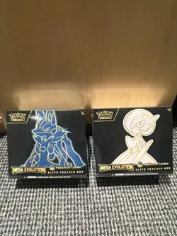 Pokemon Center Mega Evolution Gardevoir & Lucario ETB Elite Trainer Box Sealed - Image 1