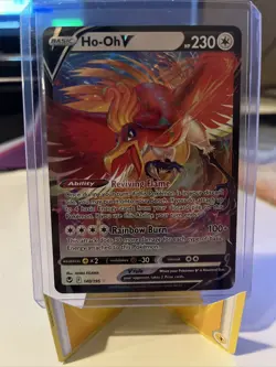 Pokemon TCG Ho-Oh V Silver Tempest 140/195 Holo Ultra Rare NM/M - Image 1