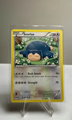 2013 Snorlax Pokemon XY Kalos Starter Deck 26/39 Regular LP - Image 1