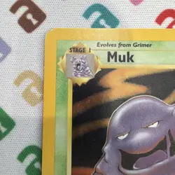 Muk 13/62 Holo Rare Unlimited Fossil Pokemon 853 - Image 2