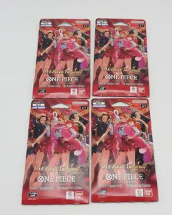 4 packs One Piece Trading Card Heroines Booster Pack - Image 1