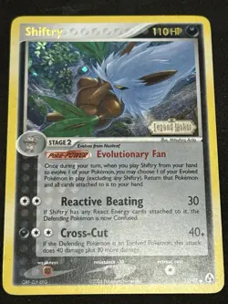 Shiftry 12/92 EX Legend Maker Reverse Holo Rare Stamped Pokemon Card PL - Image 1