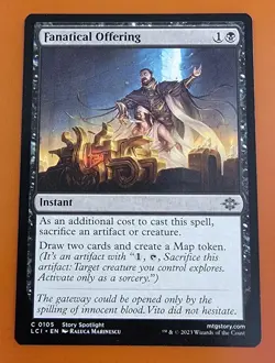 1x Fanatical Offering | Lost Caverns of Ixalan | MTG Magic Cards - Image 1