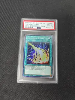 Yu-Gi-Oh Lightning Storm 1st Edition Collector’s Rare RA01-EN061 PSA 10 English - Image 1