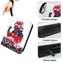 400 Pockets Race Card Binder for Trading Cards,Portable Waterproof Storage Ba... - Image 4