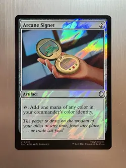 Arcane Signet - 57 - MTG: Teenage Mutant Ninja Turtles - Uncommon - Surge Foil - Image 1