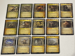 Lord of the Rings MTG Tales Of Middle Earth 14 Card Lot All Different NO FOIL - Image 1