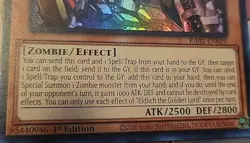 Yugioh RA01-EN019 Eldlich the Golden Lord (alternate art) Ultra Rare 1st NM/LP - Image 5