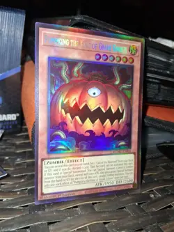 Yu Gi Oh Pumpking The King of Grave Ghost MZMU-EN001 Secret Rare Mint Condition - Image 2