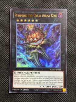 YuGiOh! - Pumpking the Great Ghost King MZMU-EN005 Ultra Rare 1st Edition NM - Image 1