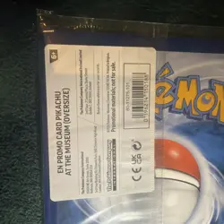 Pikachu At The Museum Jumbo Pokemon Promo Card - Image 3