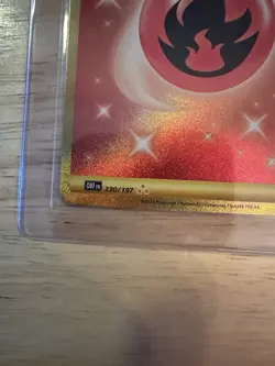 Basic Fire Energy 230/197 Secret Rare SV03: Obsidian Flames Pokemon Card - Image 5