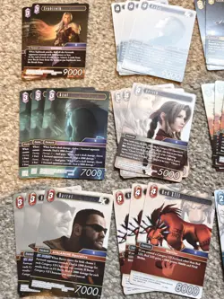 Final Fantasy Opus 11 TCG 28 Cards Bundle Duplicates Play Set - Image 2