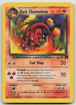 Pokemon Card Dark Charmeleon Uncommon Team Rocket 32/82 - Image 1