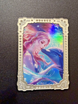 SERIALIZED 090/158 Linlin Diamond Goddess Story Waifu Metal Card One Piece Holo - Image 1