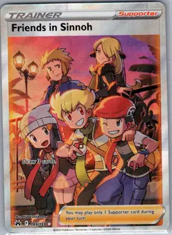Friends in Sinnoh (Full Art) 149/159 Crown Zenith - Pokemon Card - NM - Image 1