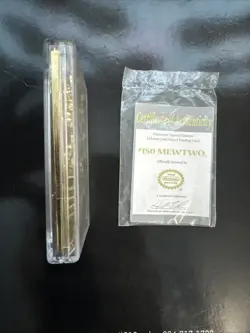 Pokemon Mewtwo 1999 Burger King Pokemon 23k Gold Plates Card / Certificate - Image 4