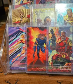 TCG Lot of 27 Cards Holofoil And Non Holo Fleer Ultra, Legacy, Skybox, Wizards 3 - Image 2