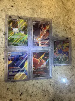 Pokemon TCG Lot of 5 Illustration Rare Full Art Holo Cards NM - Image 2