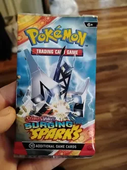 Pokemon Cards Surging Sparks Pack Still Sealed Custom Art Bought From Temu - Image 1