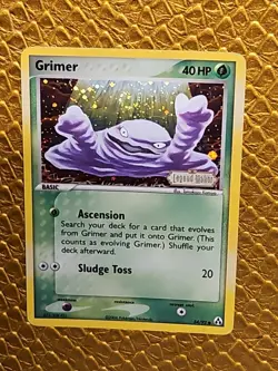 Grimer 54/92 Legend Maker STAMPED Reverse Holo Pokemon Card HP - Image 2