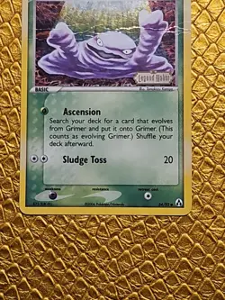 Grimer 54/92 Legend Maker STAMPED Reverse Holo Pokemon Card HP - Image 4