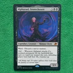 Alpharael, Stonechosen #0087 MTG: EOE (Regular) (Mythic) (Black) - Image 1