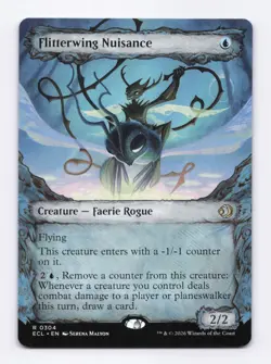 Flitterwing Nuisance (Showcase) 0304 (R) MTG Lorwyn Eclipsed (ECL) - Image 1