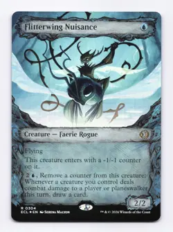 Flitterwing Nuisance (Showcase) (Foil) 0304 (R) MTG Lorwyn Eclipsed (ECL) - Image 1
