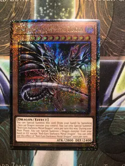 * RED-EYES DARKNESS METAL DRAGON * QUARTER CENTURY SECRET RARE RA04-EN003 YUGIOH - Image 1