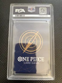 2024 One Piece EN Monkey D. Luffy Convention Exclusive Foil #043 PSA 10 GEM MINT - Image 2